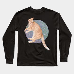 Cat Lounging Long Sleeve T-Shirt